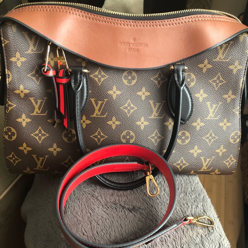 Louis Vuitton Monogram Tuileries Caramel Rouge
